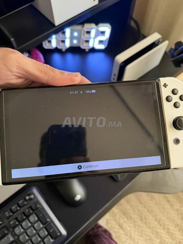 Switch OLED flashée 128g blanche - 2