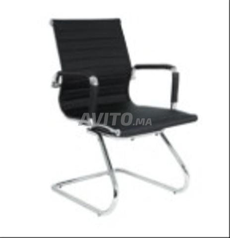 طقم كرسي من الجلد الصناعي	نسيج شبكي - 2