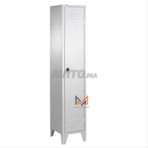 Vestiaire métallique 1 porte à fermeture cadenas