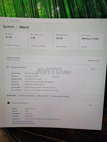 PC gamer utilisé AMD, 16Go RAM - 2