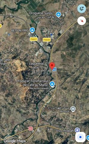 Terrain de 11000m² route Sebt Zinat - 2