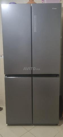 RÉFRIGÉRATEUR CANDY 4 PORTES (FRENCH DOOR) SILVER - 2