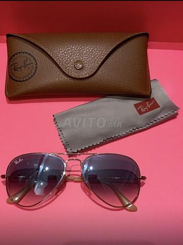 راي بان أفياتور أصلية مع علبة وقطعة قماش للتنظيف
