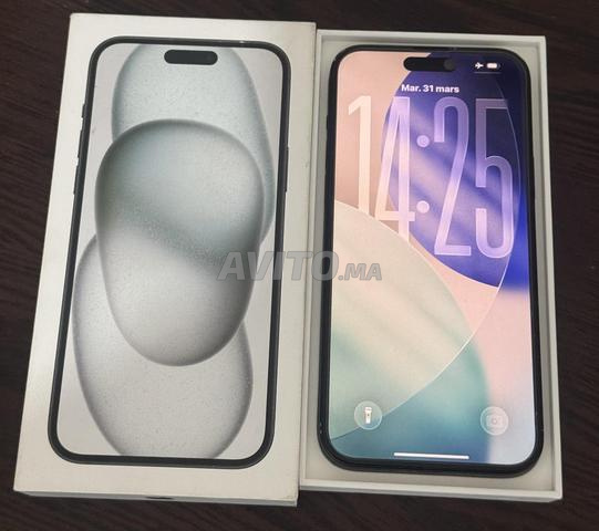 iPhone 15 Plus noir 128Go 88% État de batterie