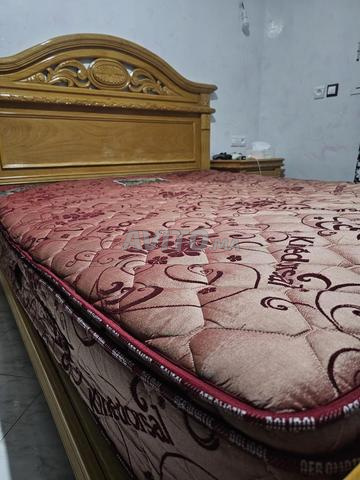 Chambre à coucher complète en bois de chêne. - 2