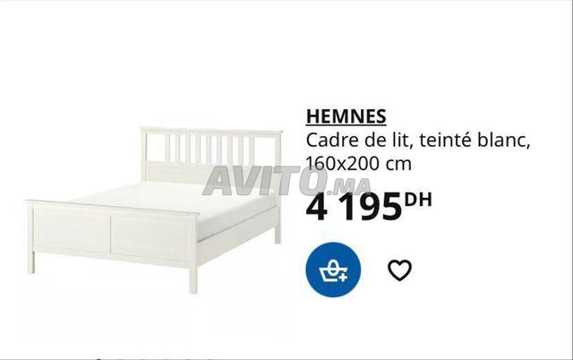 Lit blanc IKEA Lit blanc - 2