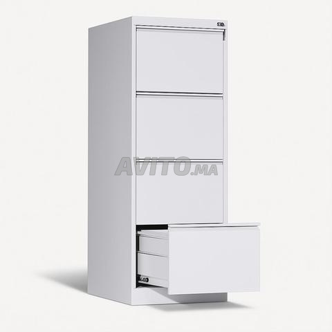 Classeur métallique à 4 tiroirs pour les dossiers - 2