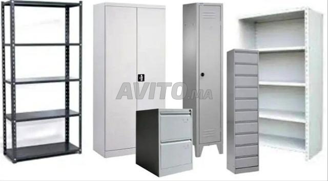 Rayonnage Métallique à 5 Tablettes - 2