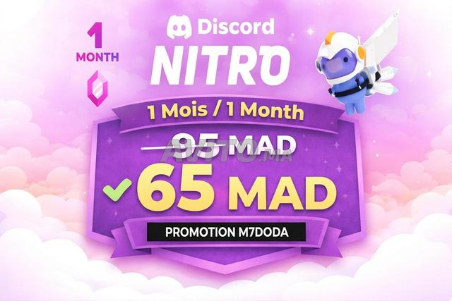 Discord Nitro - 1 mois - Offre Spéciale