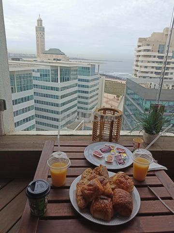 استوديو بالطابق 11 في كازابلانكا مارينا بإطلالة على البحر والمسجد