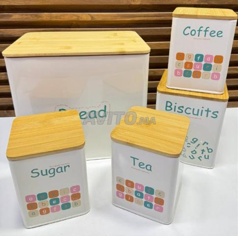 Boîtes de conservation Design scandinave x5pcs - 2