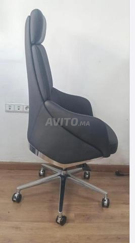 Pack chaise en simili cuir/siège bureau - 2