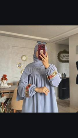 Abaya luxueuse avec châle à prix abordable - 2