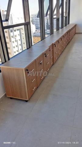 خزانة مكتب بـ 3 أدراج مع قفل - 2