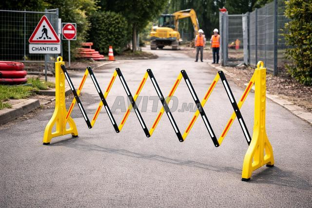 BARRIERE EXTENSIBLE EN PLASTIQUE