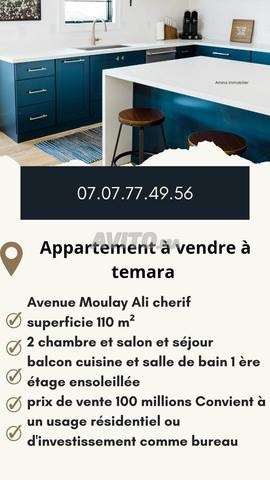 Appartement à vendre à Témara, convient pour habitation ou bureau