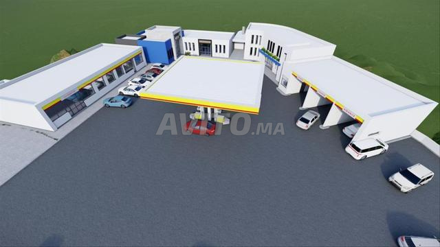 Terrain station Total à vendre, licencié - 2