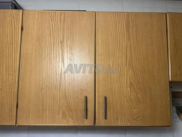 خزانة مطبخ خشب زان بحالة ممتازة - 2