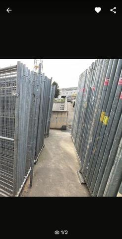 Barrières de chantier palissades 3,50 × 2,00 m