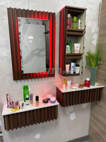 Pack déco murale chic avec miroir LED