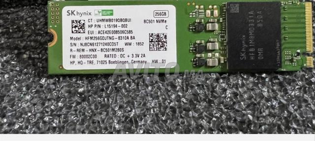 SSD, 256 Go - 2