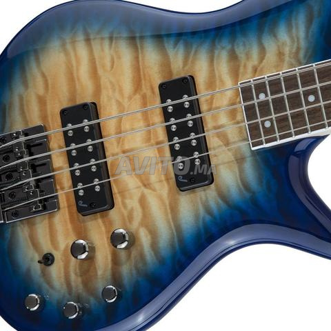 Jackson JS3Q Spectra IV Bass - Amber Blue Burst - 2