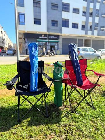 Ensemble de sortie : table et 4 chaises pliantes - 2