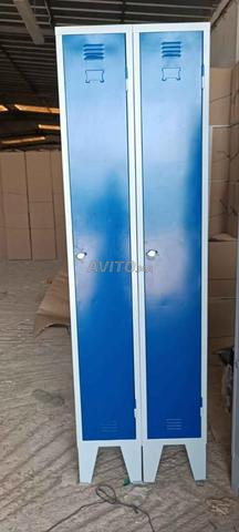 خزانة ملابس/خزانة/وحدة واحدة/رفوف معدنية/سرير - 2