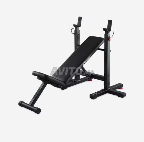 Banc de musculation avec haltères Decathlon