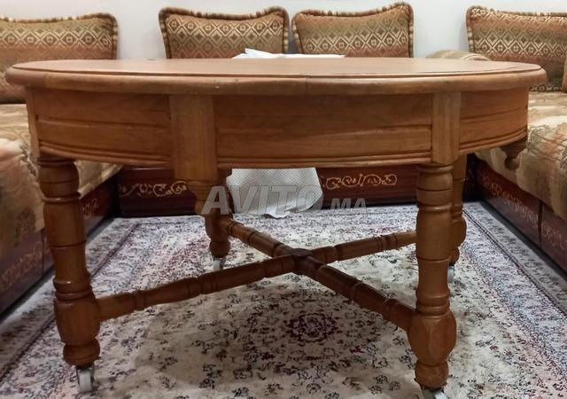 طاولة دائرية كبيرة للصالون - طبلة صالون - طاولة - 2