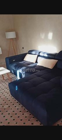 Canapé d'angle droit fonction relax électrique - 2