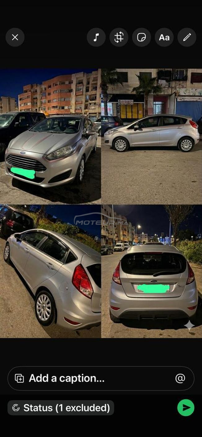 Ford Fiesta Diesel Manuelle 2017 à Tanger