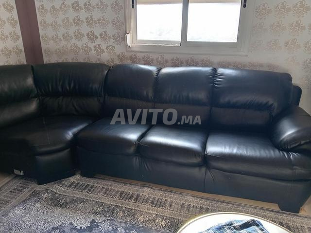 canapé noir - 2
