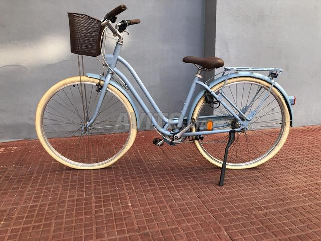 Vélo Elops 520 cadre bas blue jeans