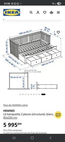 Lit banquette IKEA - 2