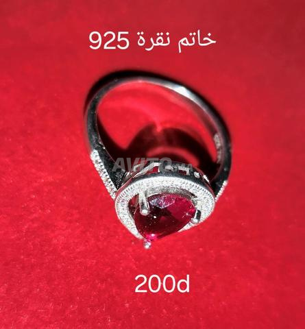 خاتم فضة 925 - 2