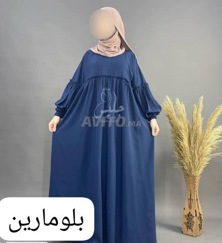 عباية كلوش توب كريب روزا