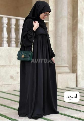Abaya Cloch Top Crêpe Rosa - 2