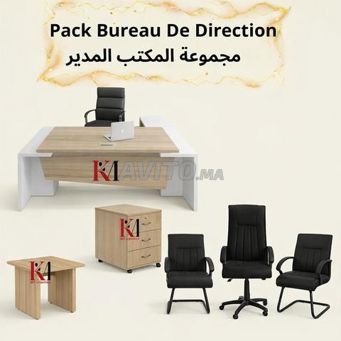 PROMO PACK Bureau en bois MDF - 2
