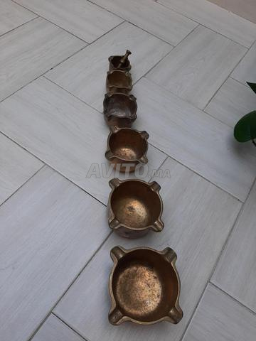 مجموعة هاونات نحاسية قديمة جداً - 2