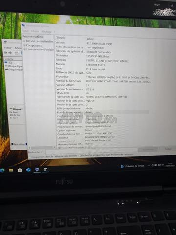 Fujitsu LIFEBOOK E5511 i5 1135G7 16Go 512SSD - 2