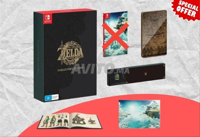 إصدار زيلدا تيرز أوف ذا كينجدوم المجمع بدون لعبة