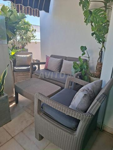 Salon de jardin 4 places en bon état à saisir