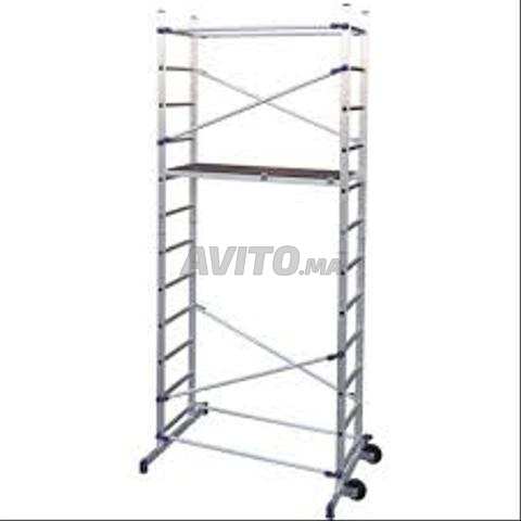 سقالة ألومنيوم 6.80 متر بمنصتين - 2