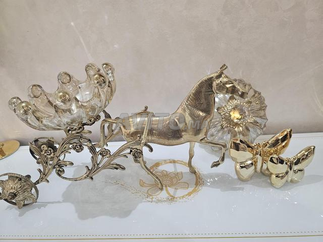 Décoration en cuivre et cristal - 2