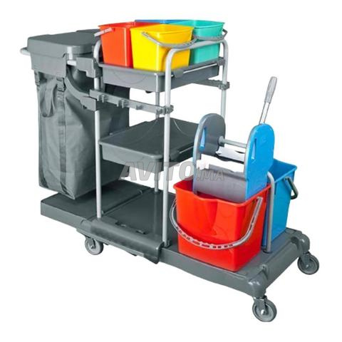 Chariot de Nettoyage 2 Seaux 25 Litres