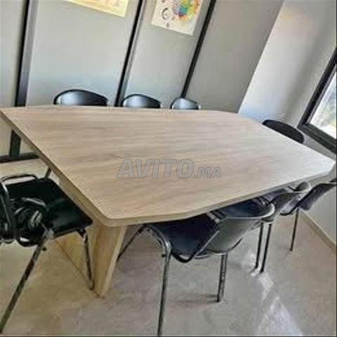 طاولة اجتماعات بجودة خشبية جيدة - 2