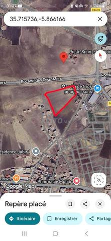 Terrain vente à la gare routière de Tanger