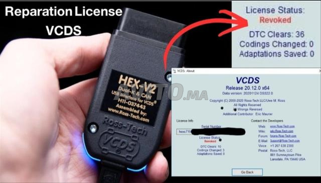 Réparation Licence VCDS