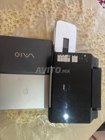 2 PC et imprimante et retour wifi